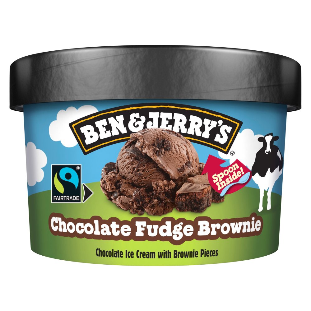 Ben & Jerry's Ice Cream Tub Chocolate Fudge Brownie 100ml