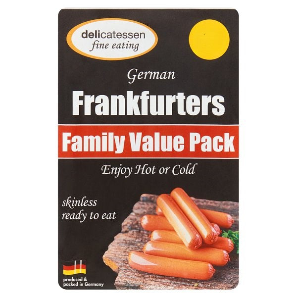 Delicatessen Fine Eating German Frankfurters 12 x 20g (240g) PM £1.00