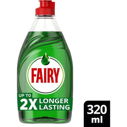 Fairy Original Washing Up Liquid Green with LiftAction 320ML PM £1.29