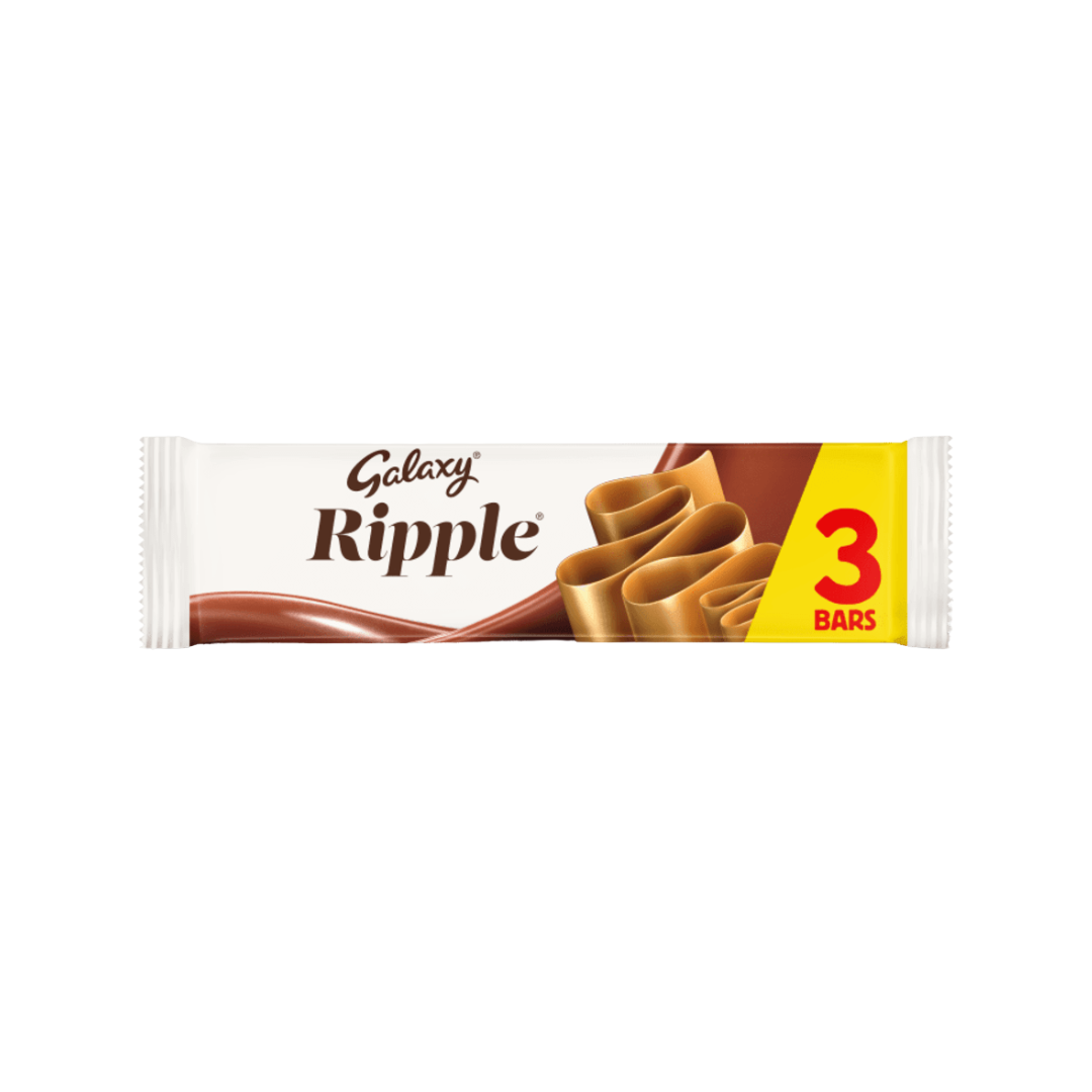 Galaxy Ripple Milk Chocolate Snack Bars Multipack £1.50 PMP 3x30g