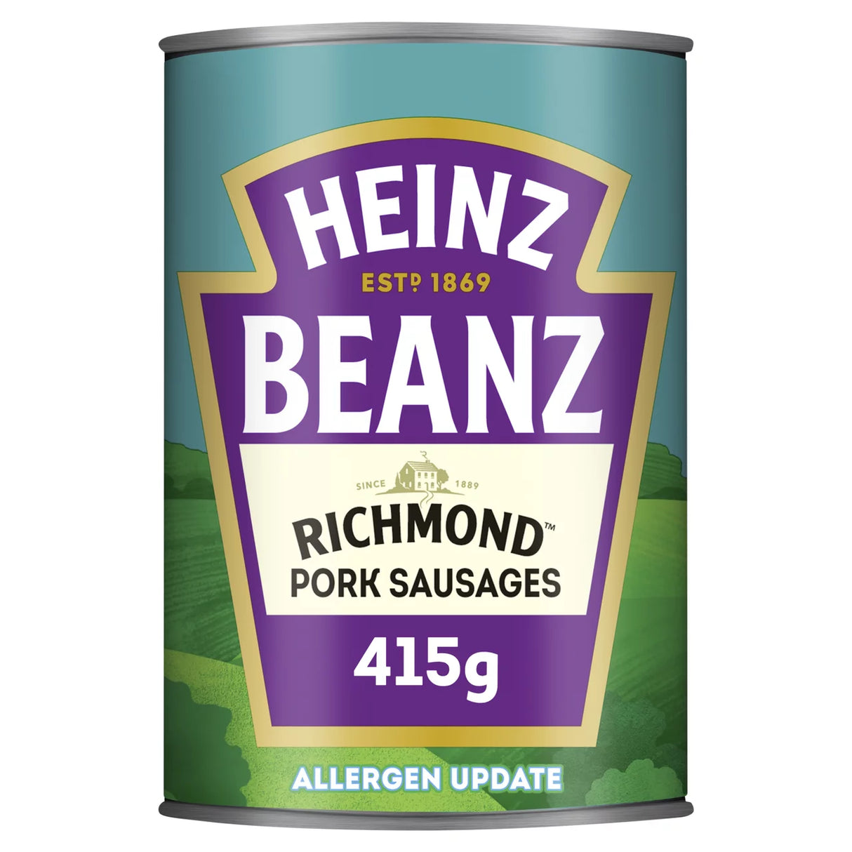 Heinz Beanz in a Rich Tomato Sauce with Richmond Pork Sausages 415g