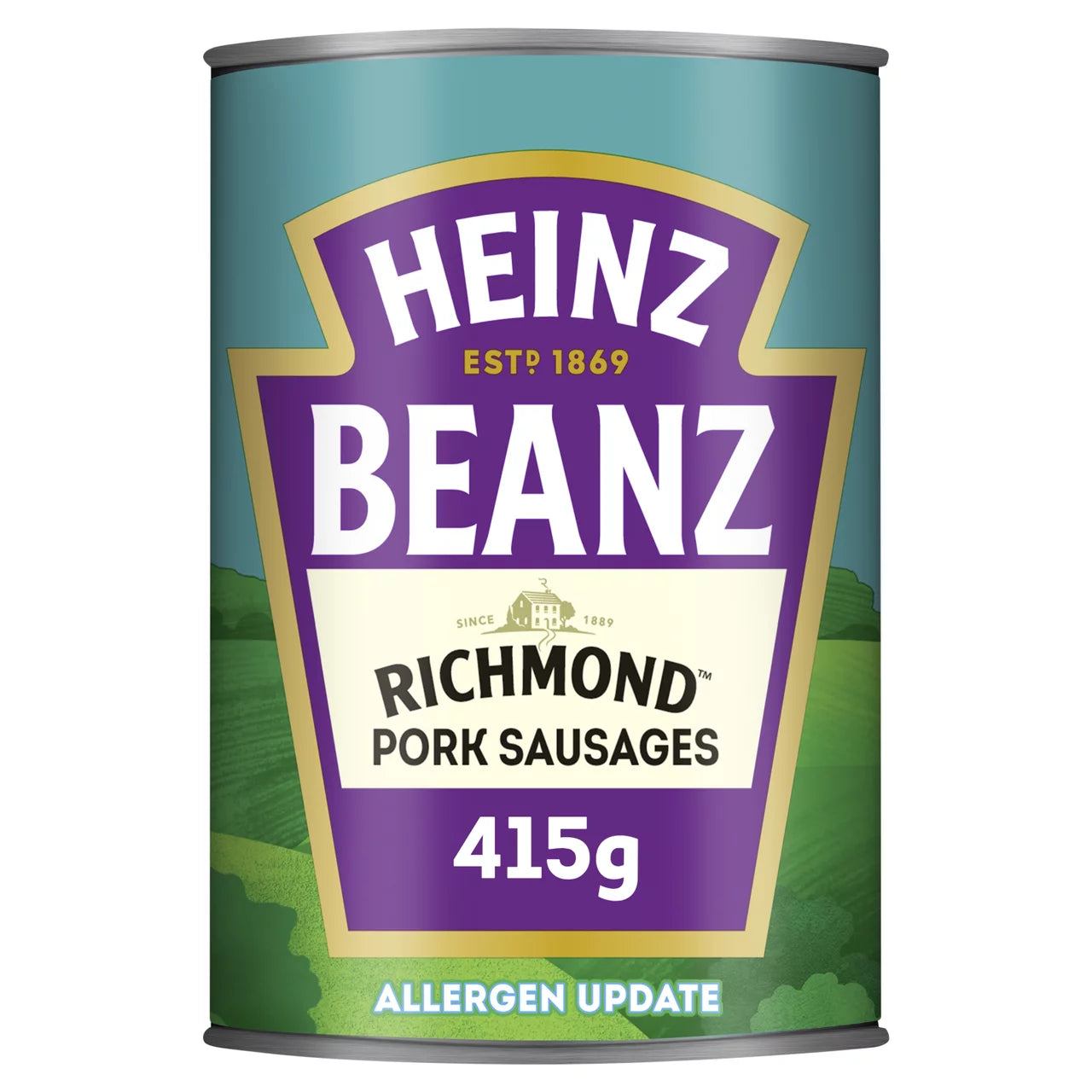 Heinz Beanz in a Rich Tomato Sauce with Richmond Pork Sausages 415g