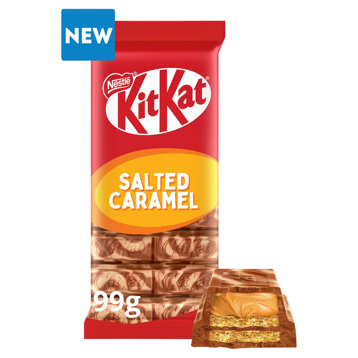 KitKat Salted Caramel Chocolate Sharing Bar 99g PMP £1.50