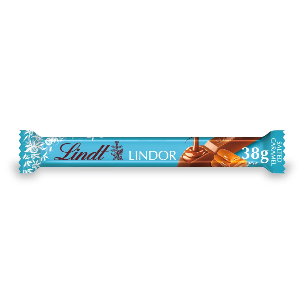 Lindt Lindor Salted Caramel Milk Chocolate Treat Bar 38g PM £1.20