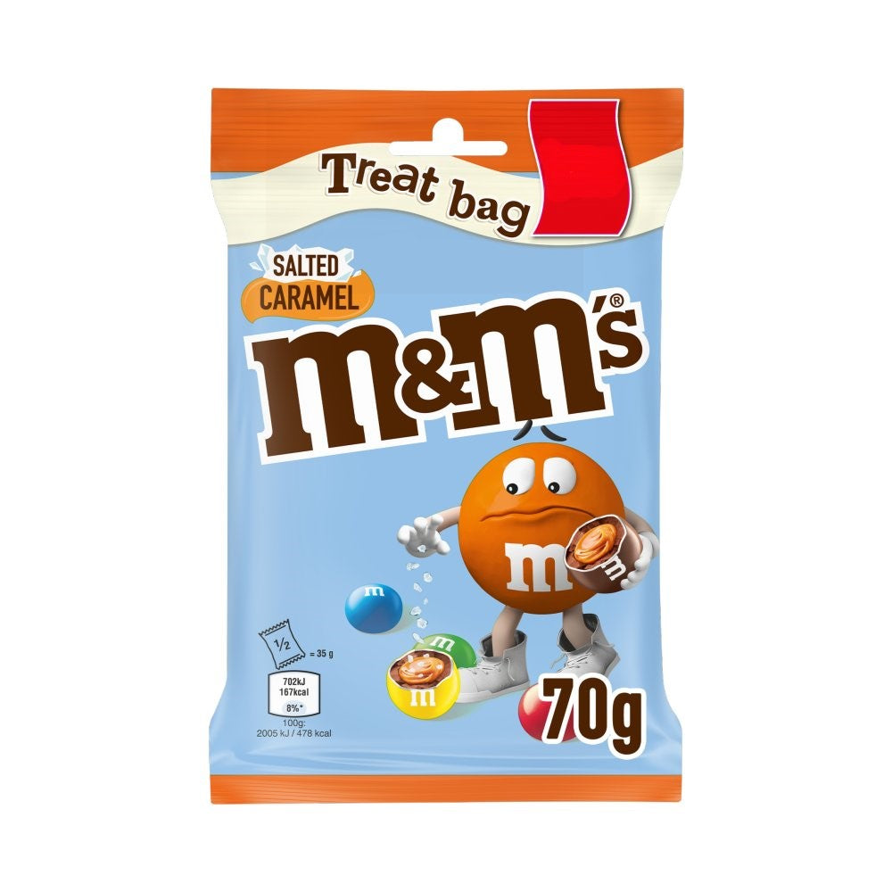 M&M's Salted Caramel Milk Chocolate Treat Bag £1.50 PMP 70g