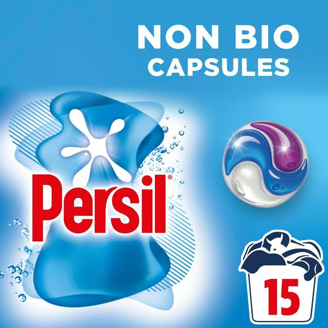Persil 3 in 1 LAUNDRY CAPSULES Non Bio 15 Washes PM £4.95