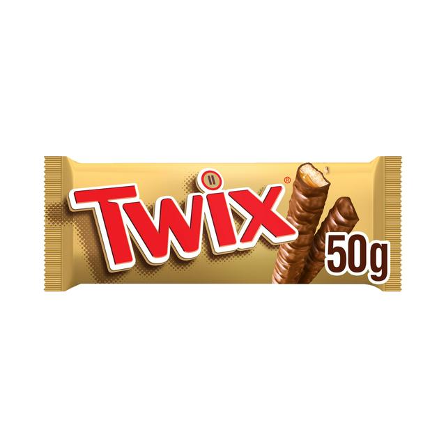 Twix Caramel & Milk Chocolate Fingers Biscuit Snack Bar £0.75 PMP 50g