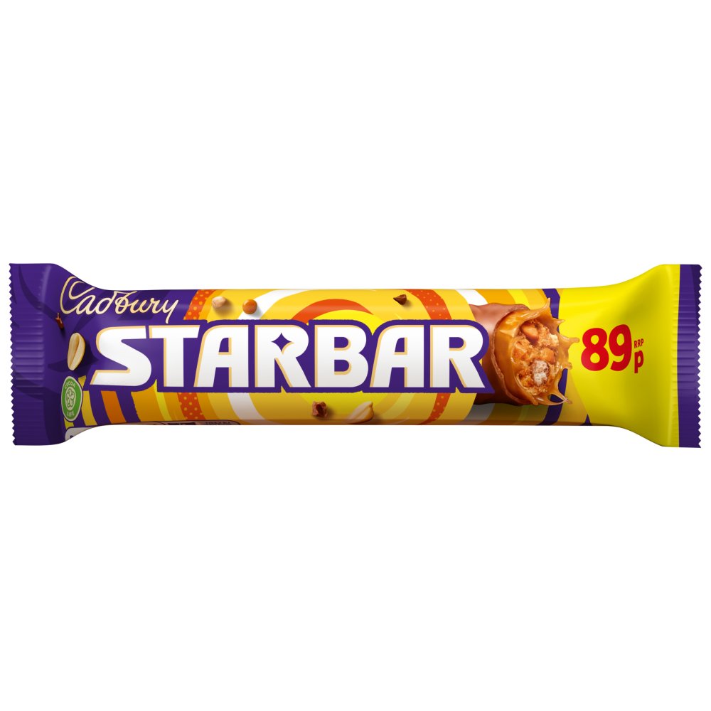 Cadbury Starbar Chocolate Bar 89p Pm 47g