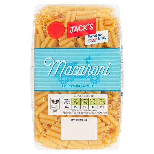 Jack's Macaroni 500g Pm £1