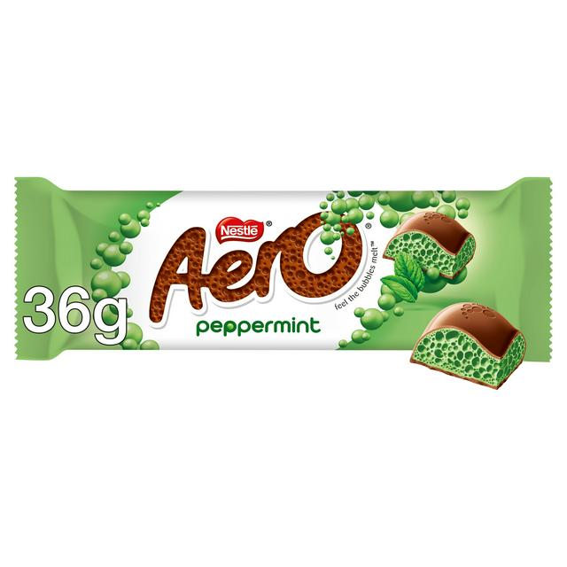Aero Bubbly Peppermint Chocolate Bar 36g PMP 75p
