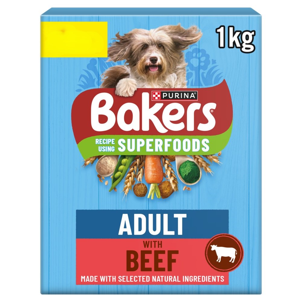 Bakers Adult Beef Pm £3.75 1kg