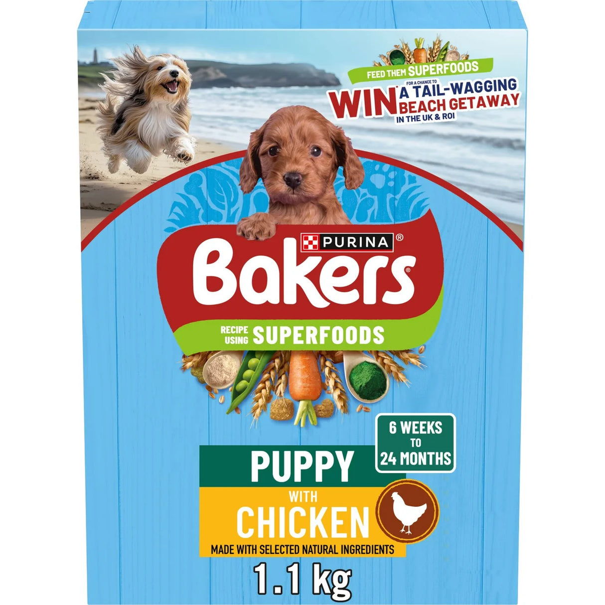 Bakers Puppy Chicken 1.1kg