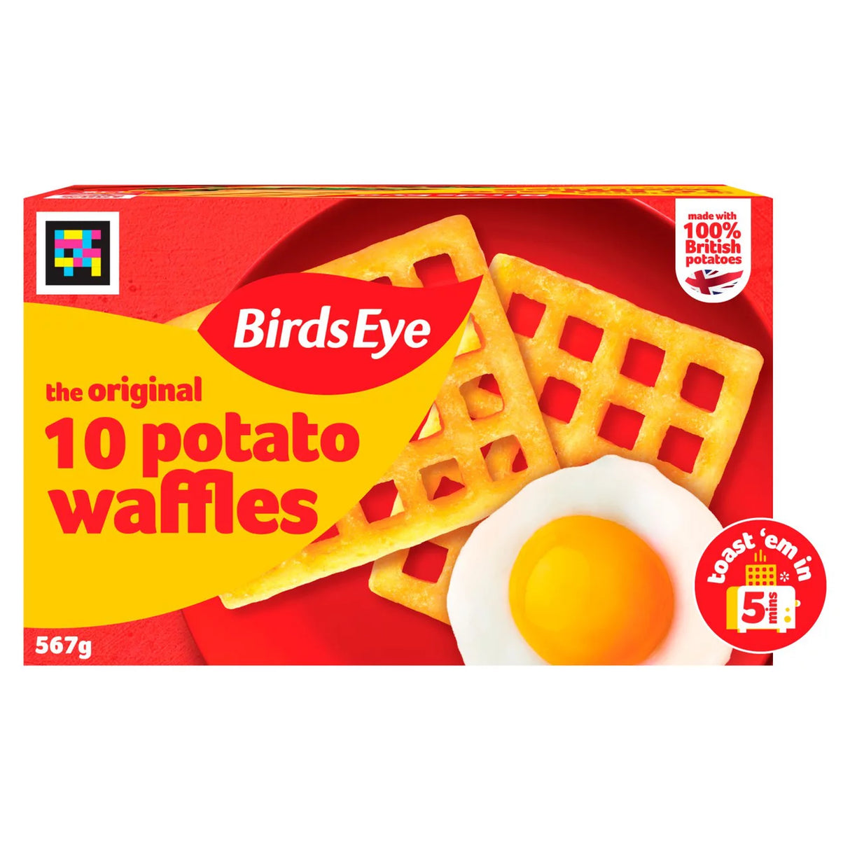 Birds Eye 10 The Original Potato Waffles 567g PM £2.50