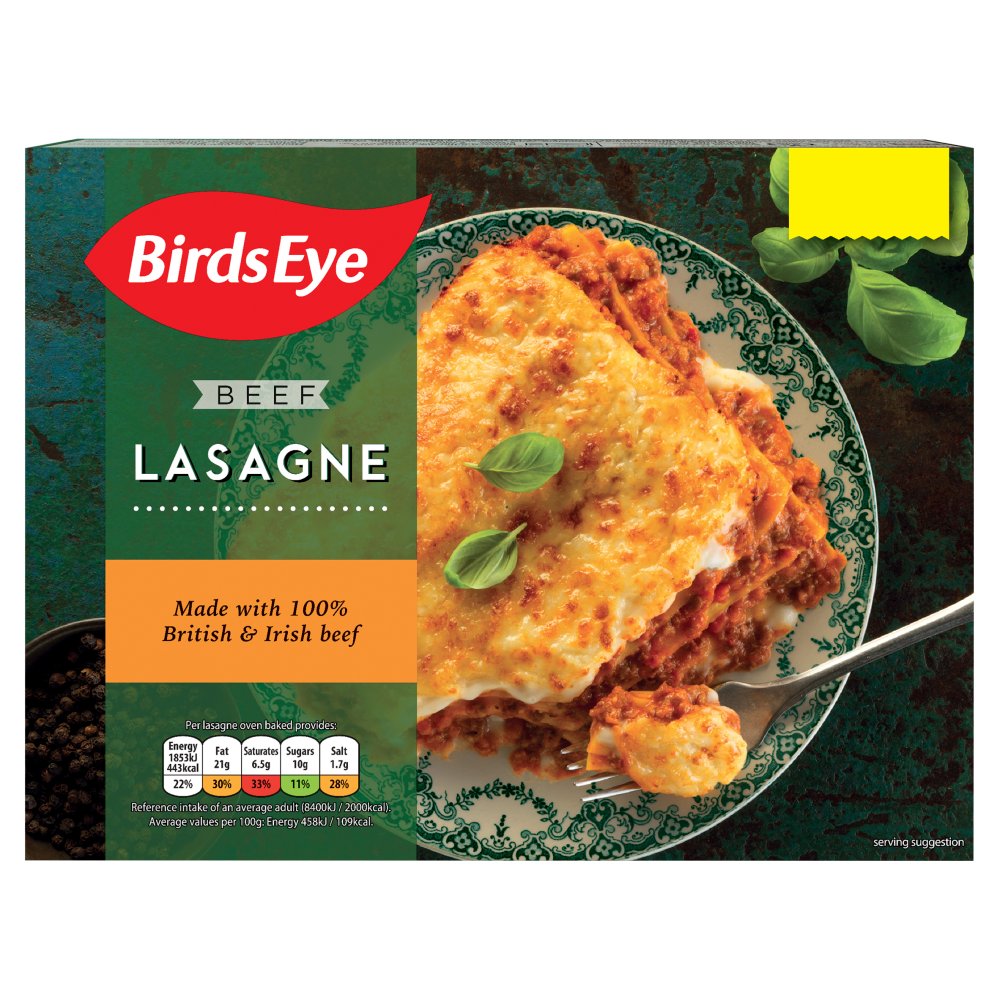 Birds Eye Beef Lasagne 400g PM £2.99
