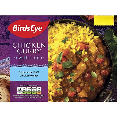Birds Eye Chicken Curry with Rice 400g PM £2.50