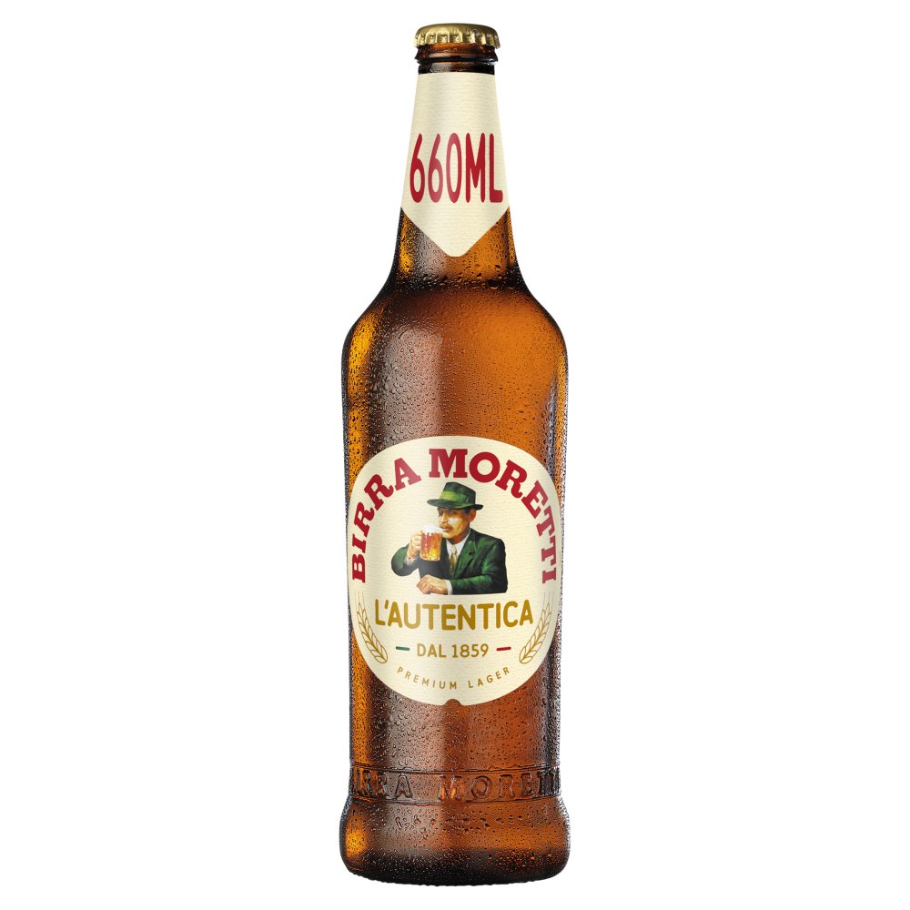 Birra Moretti Large Bottle 4.6% Abv 660ml