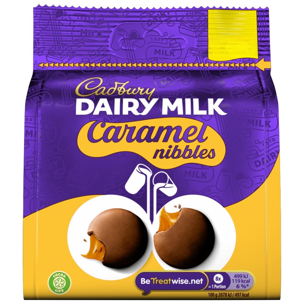 Cadbury Dairy Milk Caramel Nibble Bag £1.69 Pm 85g