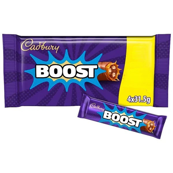 Cadbury Boost Bar 4 Pk Multipack £1.99 Pm 126g