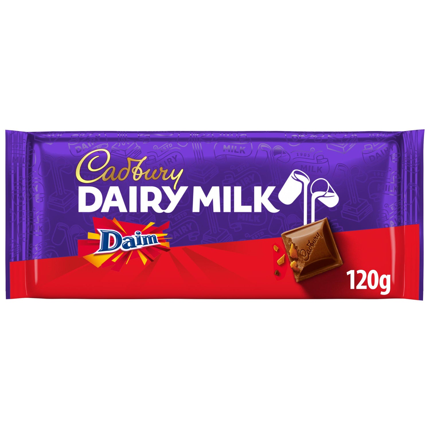 Cadbury Dairy Milk Daim Chocolate Bar £1.69 120g