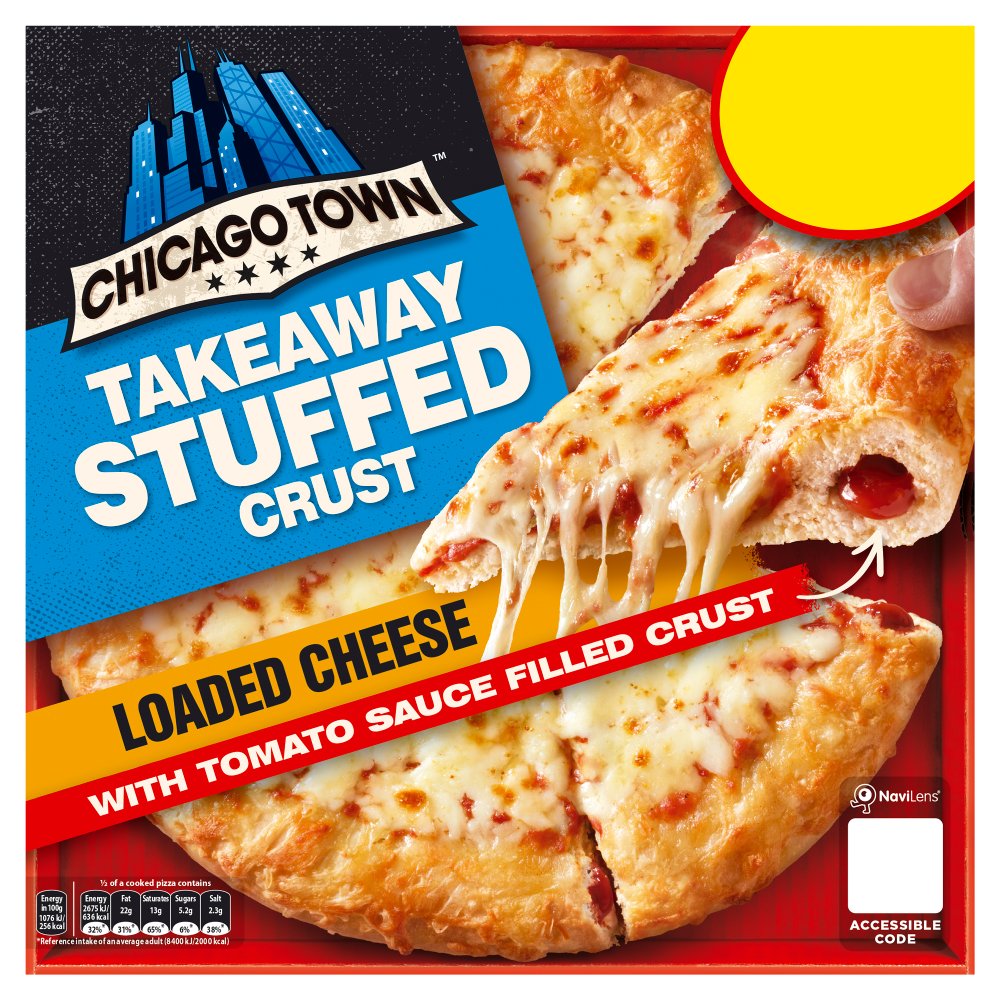 Chicago Town Takeaway Stuffed Crust Cheese Medium Pizza 480g (PMP)