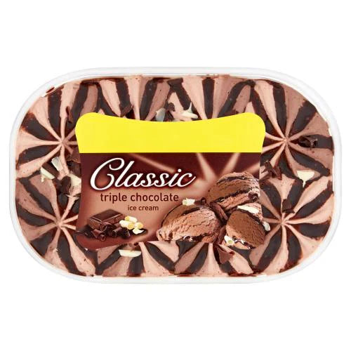 Classic Triple Chocolate Ice Cream 900ml PM£2.99
