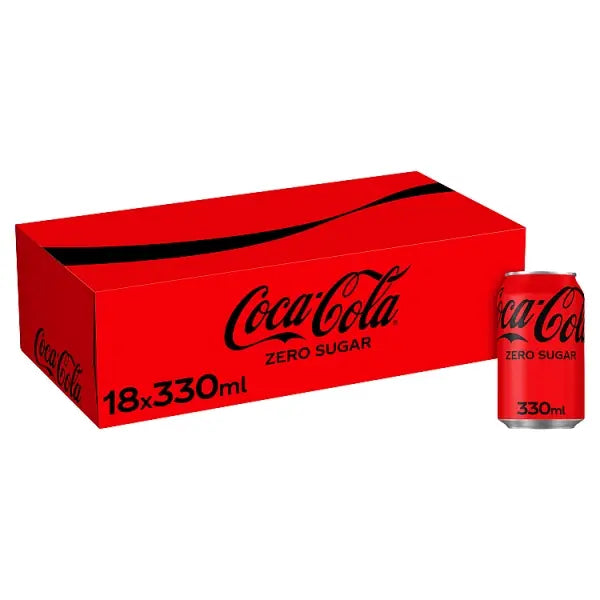 Coca Cola Zero Sugar 330ml 18pk 330ml
