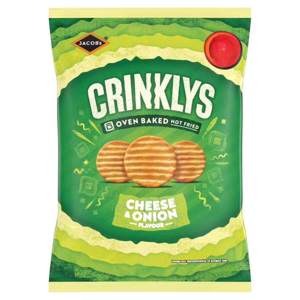 Jacobs Baked Crinkly Cheese & Onion