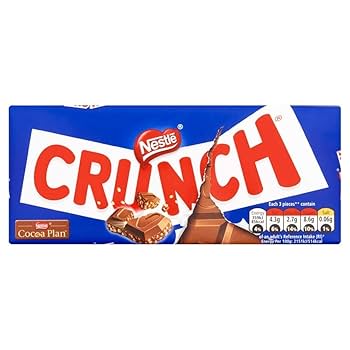 Crunch Milk Chocolate Sharing Bar 100g PMP £1.50