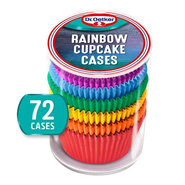 Dr Oetker Rainbow Cupcake Cases 72s