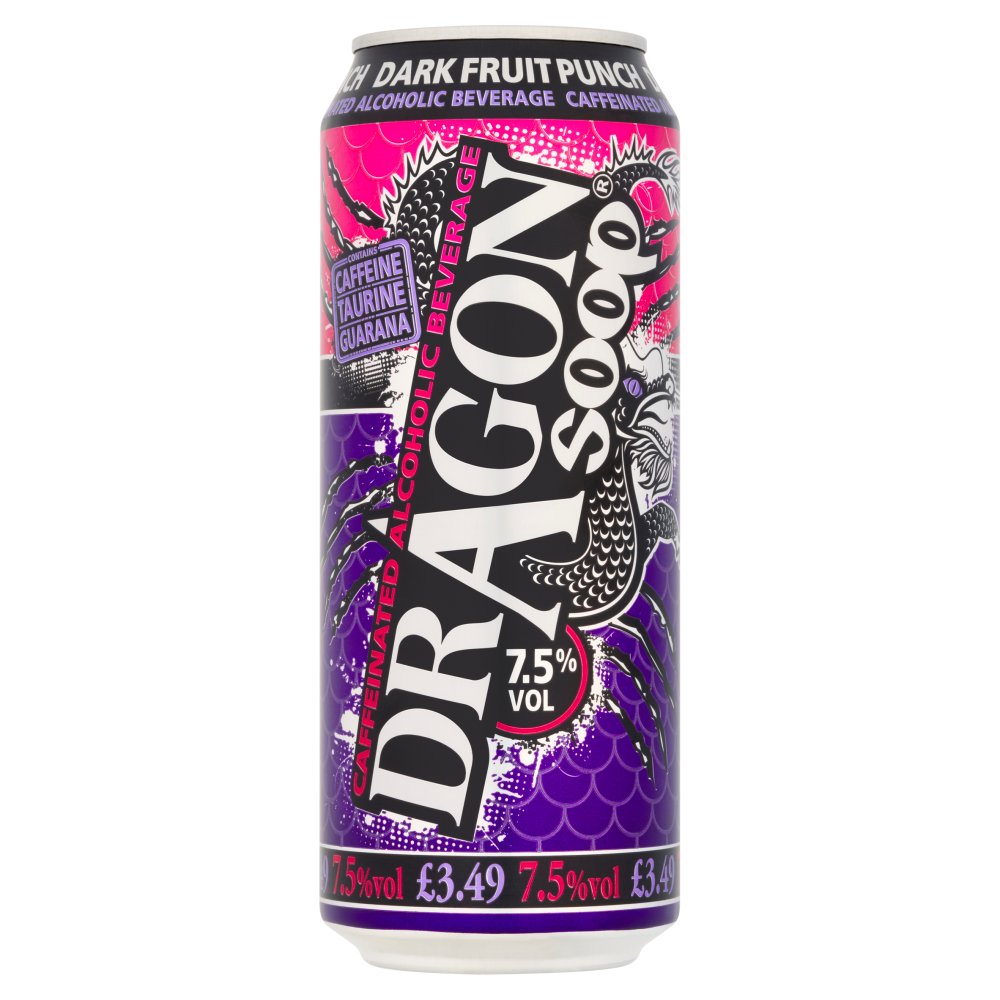 Dragon Soop Dark Fruit Punch Can Pm £3.49 500ml