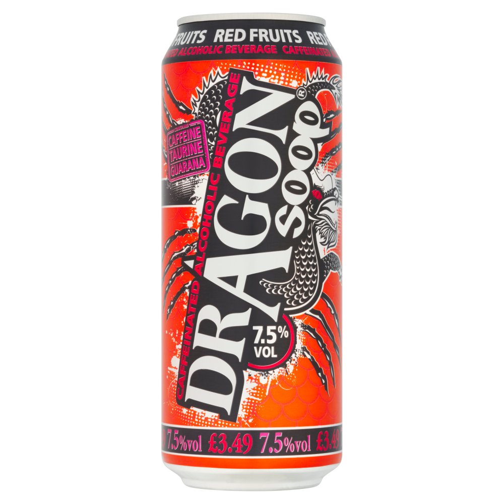 Dragon Soop Red Fruits Can Pm £3.49 500ml