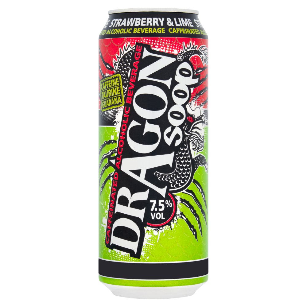 Dragon Soop Strawberry & Lime Can £3.49 500ml