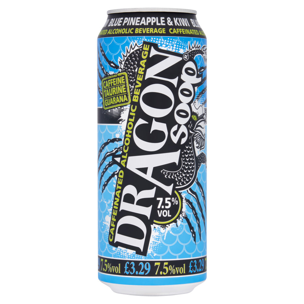 Dragon Soop Pineapple & Kiwi Can 7.5%pm £3.49 500ml