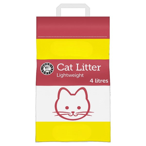 Euro Shopper Cat Litter Lightweight 4 Litres [PM £1.79 ]