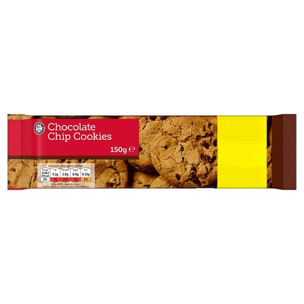 Euro Shopper Chocolate Chip Cookies 150g Pm £1.09