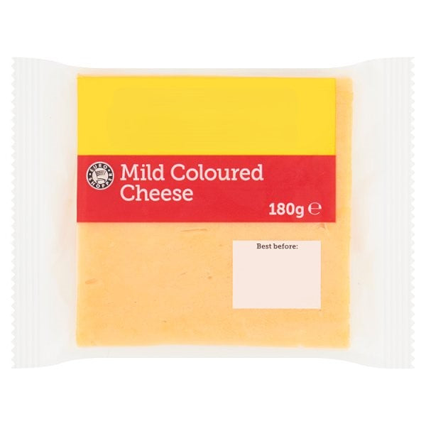 Euro Shopper Mild Coloured Cheese 180g PM £1.75