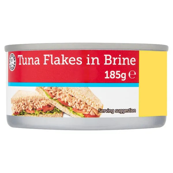 Euro Shopper Tuna Flakes in Brine 185g PM £1.00