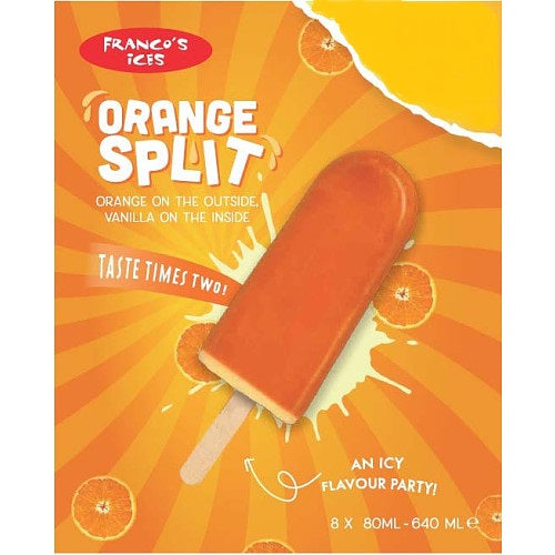 Francos Orange Split PM £2.50