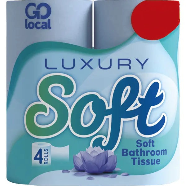 Go Local Blue Toilet Tissue Pm £1.29 4 Roll