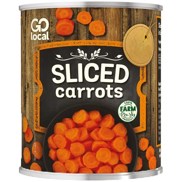 Go Local Sliced Carrots Pm 79p 300g
