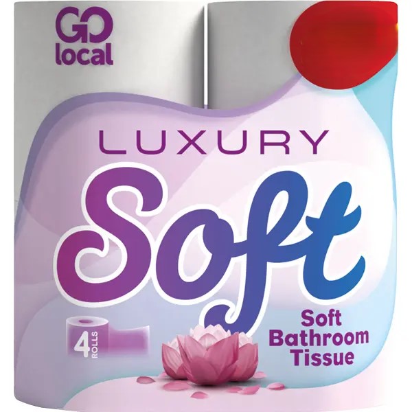 Go Local White Toilet Tissue Pm 1.29 4 Roll