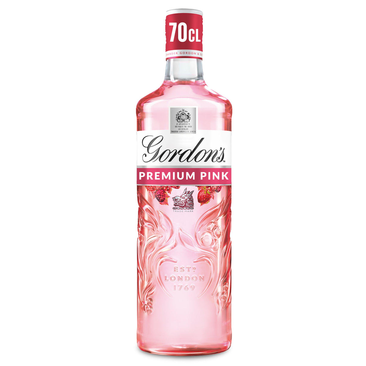 Gordons Premium Pink Gin Pm £17.99 35% 70cl