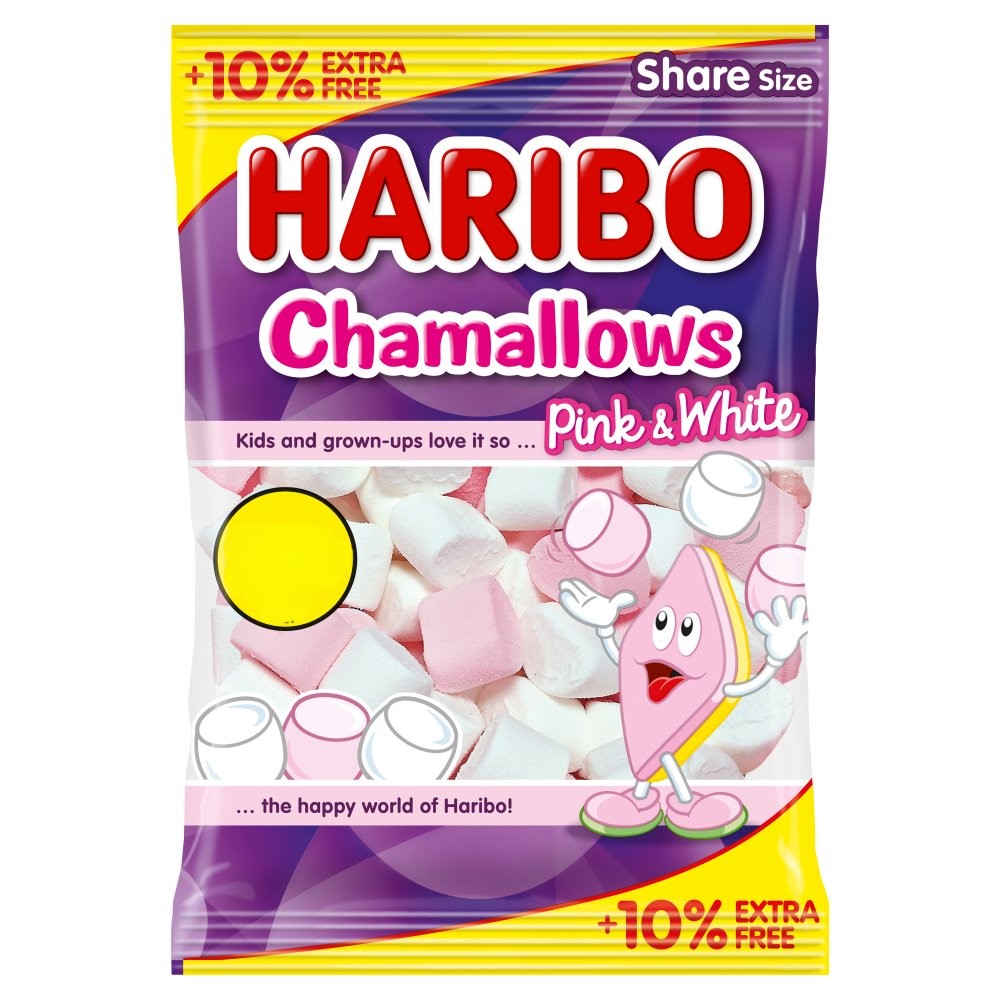 Haribo Chamallows Pm 1.25 10% Free 154g