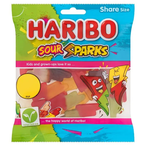 Haribo Sour Sparks Pm£1.25 140g