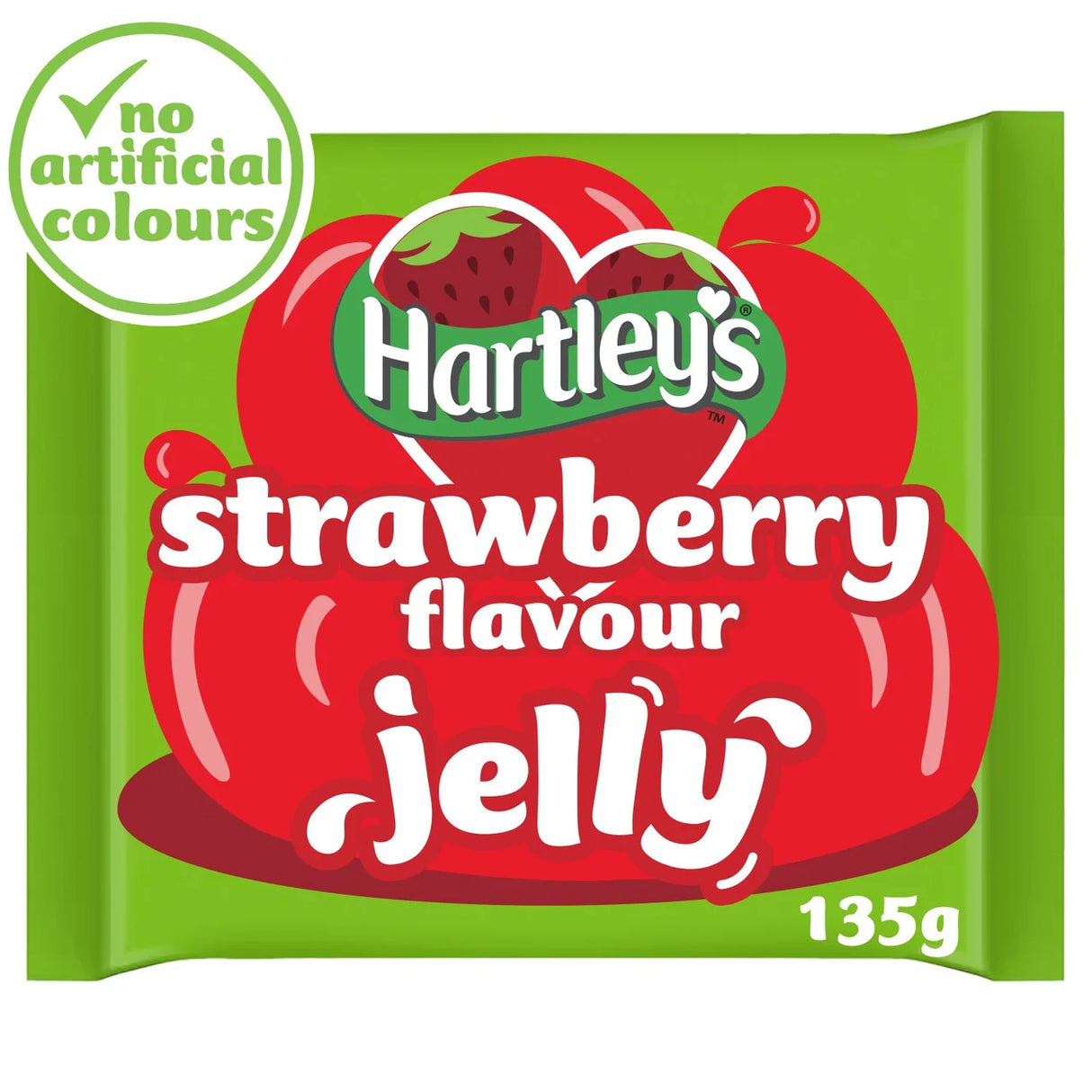 Hartleys Tablet Jelly Strawberry 135g