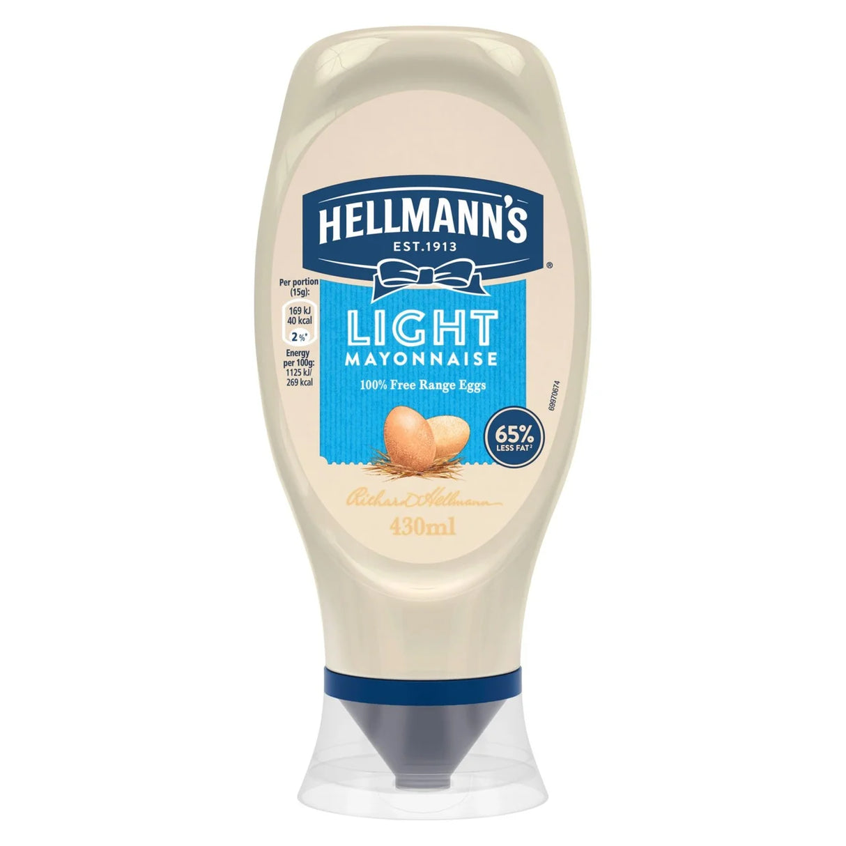 Hellmanns Squeezy Light Mayonnaise Pm £2.99 430ml