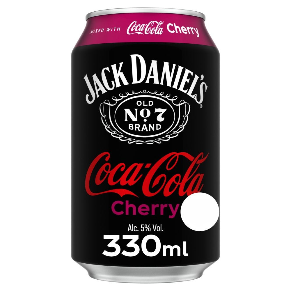 Jack Daniels & Coca Cola Cherry Pm £2.39 330ml