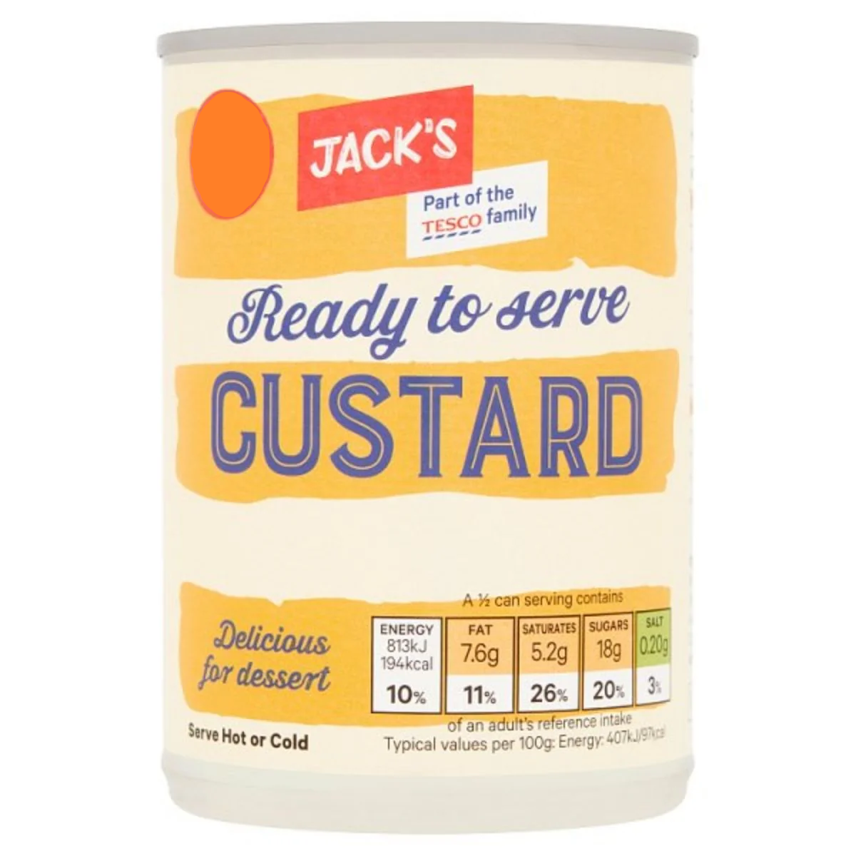Jack's Custard 400g PM £1.29