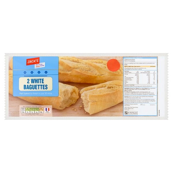 Jack's 2 White Baguettes