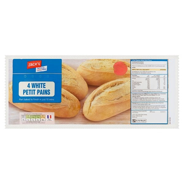 Jack's 4 White Petit Pains